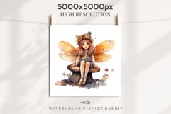 Kawaii Fairy Girl Clipart Watercolor Cute Pixie Mushroom PNG stickers  Transparent Print junk journal collage scrapbooking designs sublimation printable files watercolor Kawaii Fairy Girl Clipart Anime Cute Pixie illustration paper craft, fantasy creature