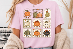 Kawaii Fall Pumpkin Sublimation, Pumpkin Patch PNG Product Image 3