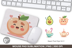 Mouse Pad Kawaii Food Sips Product Image 1
