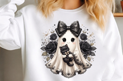 Kawaii Halloween Ghost Clipart PNG Product Image 3