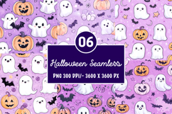 Halloween Seamless Patterns Background Product Image 1