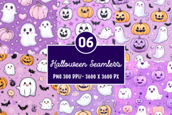 Halloween Seamless Patterns Background Product Image 1