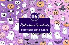 Halloween Seamless Patterns Background Product Image 1