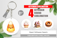 Kawaii Halloween Sweets Keychain Product Image 1