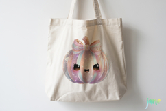 Kawaii Hologram Pumpkin Clipart Product Image 4