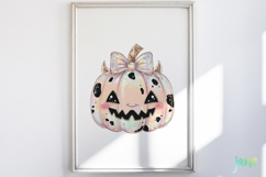 Kawaii Hologram Pumpkin Clipart Product Image 5