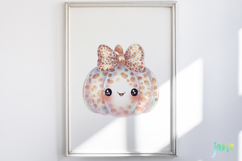 Kawaii Hologram Pumpkin Clipart Product Image 5