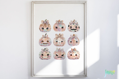 Kawaii Hologram Pumpkin Sublimation Bundle Product Image 6