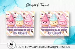 ice cream cone tumbler wraps