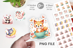 Kawaii Magic Critters Sticker Product Image 1