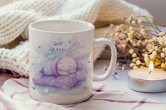 Kawaii Self-Care Mug Wraps | 11 oz Sublimation PNG Bundle Product Image 4