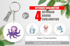 Kawaii Ocean Buddies Keychain Product Image 1
