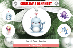 Kawaii Ocean Buddies Ornament Product Image 1