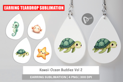 Kawaii Ocean Buddies Earring Product Image 1