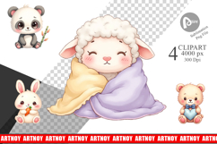 Kawaii Plush Dolls Clipart Product Image 1