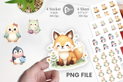 Kawaii Plush Dolls Sticker Product Image 1