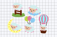 Sheep Kawaii 3D SVG Product Image 4