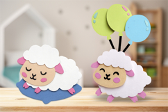 Sheep Kawaii 3D SVG Product Image 4