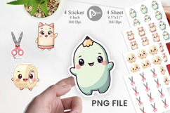 Sticker Kawaii Stationery Product Image 1