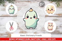 Wind Spinner Kawaii Stationery Product Image 1