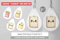 Earring Kawaii Stationery Product Image 1