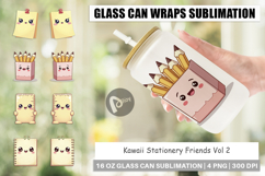Glass Can Kawaii Stationery Product Image 1