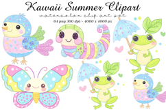 Kawaii Summer Clipart Product Image 1