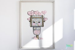 Kawaii Valentine Clipart Bundle Product Image 10