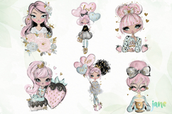 Kawaii Valentine Clipart Bundle Product Image 8