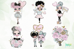 Kawaii Valentine Clipart Bundle Product Image 7