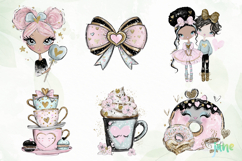 Kawaii Valentine Clipart Bundle Product Image 5
