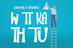 Kawtun Playful Display Font Product Image 4