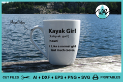 Kayak Girl Definition, Cool Girl, Funny Saying, Kayak Saying Product Image 5