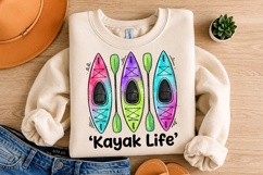 Kayak Life png, Sublimation designs Product Image 4