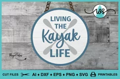 Kayak Logo SVG, Kayak Life SVG, Kayak Print, Kayak Paddles Product Image 13