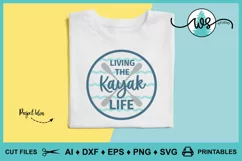 Kayak Logo SVG, Kayak Life SVG, Kayak Print, Kayak Paddles Product Image 14