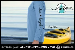 Kayak Logo, Kayak SVG, Kayak Quote, Live Heart Kayak Product Image 5