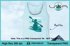 Kayak Woman Arizona Print, Kayak Sublimation, Kayak PNG Product Image 6