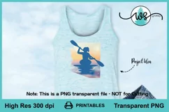 Kayak Woman Arizona Print, Kayak Sublimation, Kayak PNG Product Image 6
