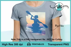 Kayak Woman Arizona Print, Kayak Sublimation, Kayak PNG Product Image 7