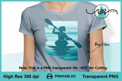 Kayak Woman Arizona Print, Kayak Sublimation, Kayak PNG Product Image 7