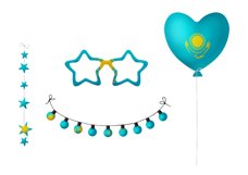 National, Patriotic Party Bundle. Kazakhstan Product Image 4