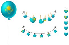 National, Patriotic Party Bundle. Kazakhstan Product Image 2