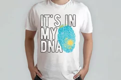 It's in my DNA Kazakhstan Flag Fingerprint PNG Sublimation Product Image 2