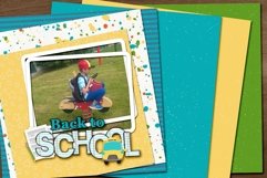 12 Design Scrapbooking Papers from the School Collection Product Image 3