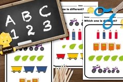 Which One is Different Learning Printable Activity for Kids Product Image 1
