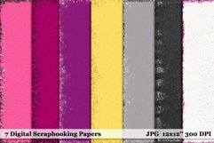 Wild Side Glitter Edge Solid Textured Scrapbook Paper Product Image 1