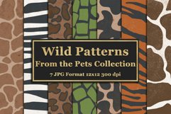 Wild Patterns Animal Print Paper from the Pets Collection Product Image 1