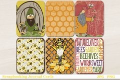 Bees N' Gnomes Digital Scrapbooking Journal Cards Product Image 1