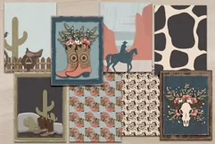 Cowboy and Cowgirl Journal Cards from the Country Collection Product Image 1